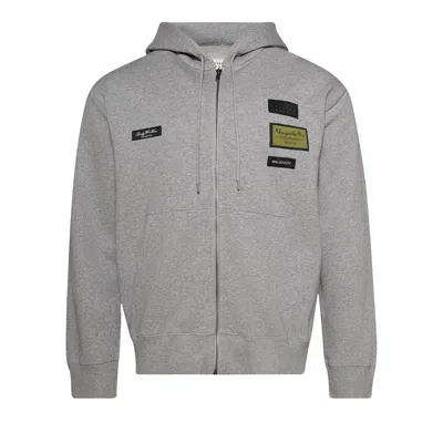 Pre-owned Mm6 Maison Margiela Sweat Jacket 'light Grey Melange' | Men's Size M In Gray