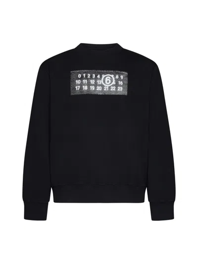 Mm6 Maison Margiela Sweater In Black