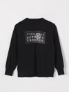 Mm6 Maison Margiela Round-neck Sweatshirt In Black