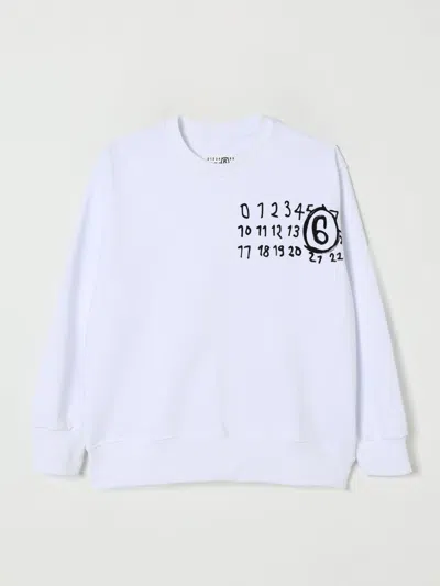 Mm6 Maison Margiela Sweater  Kids Color White