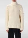 Mm6 Maison Margiela Chunky Wool Turtleneck Jumper In Neutral