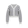 Mm6 Maison Margiela Mm6 By Maison Margiela Chalk White Cotton Cardigan In White