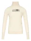 Mm6 Maison Margiela Sweater With Number Pattern In Neutral