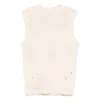 Mm6 Maison Margiela Numbers-print Vest In Beige