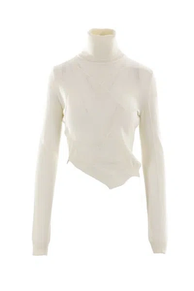 Mm6 Maison Margiela Sweaters In Beige