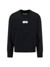 Mm6 Maison Margiela Sweatshirt Mit Nummern-applikation In Black