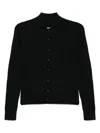 Mm6 Maison Margiela Button-up Long-sleeve Shirt In Black