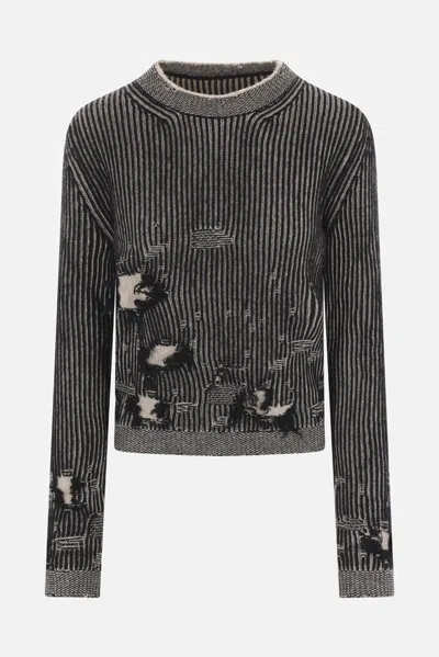 Mm6 Maison Margiela Sweaters In Black