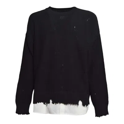 Mm6 Maison Margiela Sweaters In Black