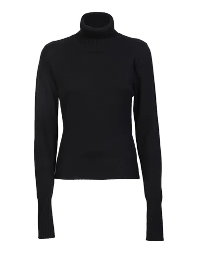 Mm6 Maison Margiela Sweaters In Black
