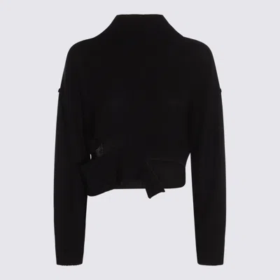 Mm6 Maison Margiela Sweaters Blacks And Greys In Multi