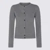 Mm6 Maison Margiela Long Sleeve Knitwear Featuring Front Pockets In Gray