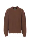 Mm6 Maison Margiela Sweaters In Brown