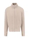 Mm6 Maison Margiela Distressed Wool Cardigan Sweaters And Cardigans Beige In Neutral