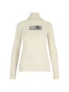 Mm6 Maison Margiela Sweater With Number Pattern In Neutral