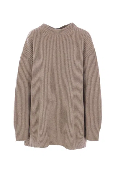 Mm6 Maison Margiela Sweaters In Brown