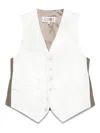 Mm6 Maison Margiela Polyester Sweater For Cozy Comfort In White