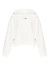 Mm6 Maison Margiela Numbers-print Hoodie In White
