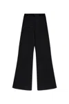 Mm6 Maison Margiela Unbrushed Sweat Jersey Trousers In Nero