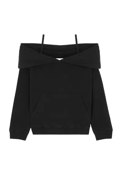 Mm6 Maison Margiela Sweatshirt In Black