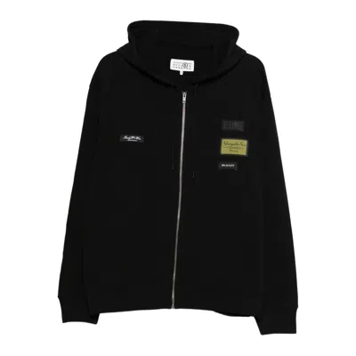 Mm6 Maison Margiela Black Label Patch Hoodie