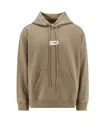 Mm6 Maison Margiela Numeric Logo Sweatshirt With Seven In Green