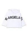 MM6 MAISON MARGIELA SWEATSHIRT LOGO AND WIDE NECK STANDING