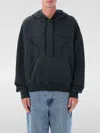 Mm6 Maison Margiela Mm6 By Maison Margiela Oversized Star Hoodie Sweatshirt In Gray