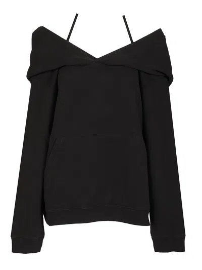 Mm6 Maison Margiela Sweatshirt Sweatshirts Black