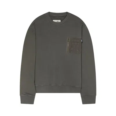 Pre-owned Mm6 Maison Margiela Sweatshirt With Cargo Pocket 'grey' | Men's Size Xxl In Gray