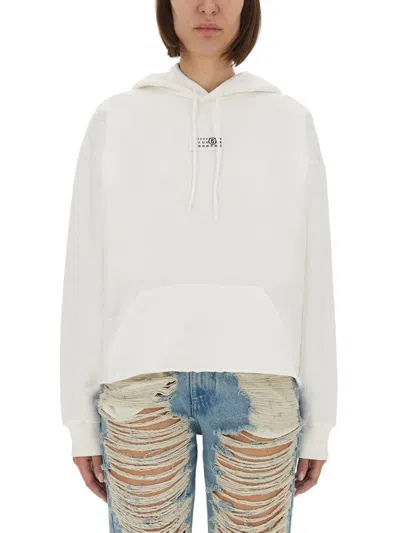MM6 MAISON MARGIELA MM6 MAISON MARGIELA SWEATSHIRT WITH LOGO