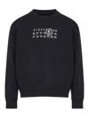 Mm6 Maison Margiela Sweatshirt Numeric Black In Cotton