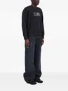 Mm6 Maison Margiela Sweatshirt With Numerical Graphics In Black