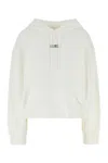 Mm6 Maison Margiela White Cotton Sweatshirt In White