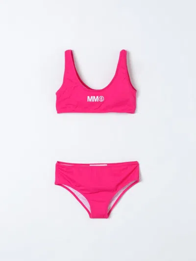 Mm6 Maison Margiela Swimsuit  Kids Color Pink