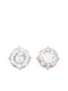 Mm6 Maison Margiela Swirl Heart-patterned Stud Earrings