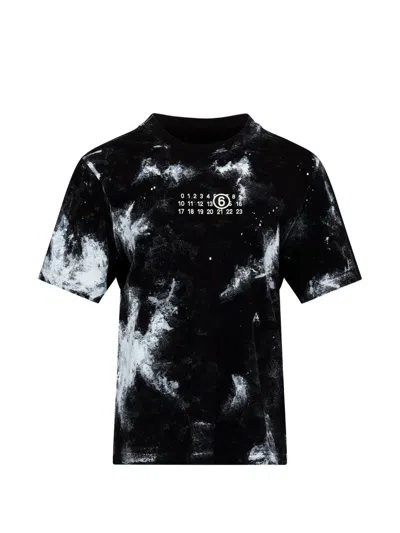Mm6 Maison Margiela ショートスリーブ Tシャツ In Black