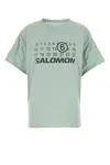 Mm6 Maison Margiela Mm6 X Salomon Ribbed Graphic T-shirt In Green