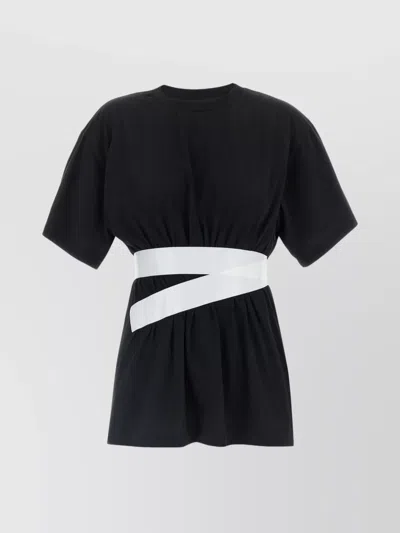 MM6 MAISON MARGIELA T-SHIRT BANDED ELASTIC WAISTBAND