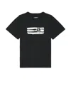 Mm6 Maison Margiela Numeric Print Crewneck T-shirt In Black