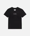 Mm6 Maison Margiela Numeric Signature Mm6 T-shirt Black In Black