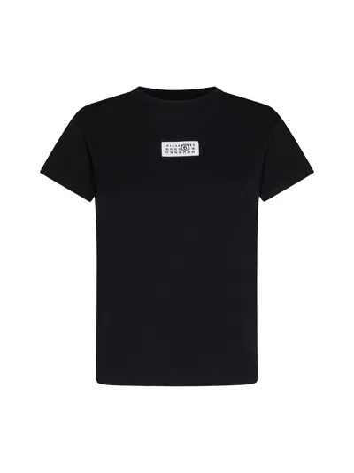 Mm6 Maison Margiela T-shirt In Black