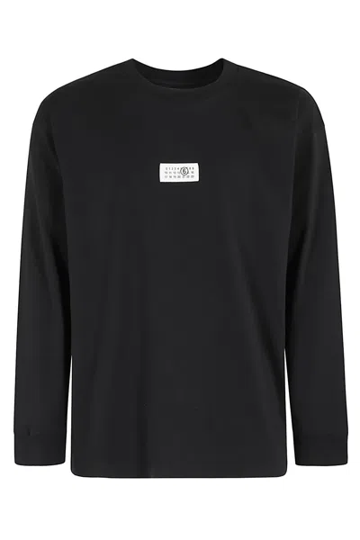 Mm6 Maison Margiela T Shirt In Black