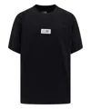 Mm6 Maison Margiela T-shirt In Black