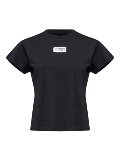Mm6 Maison Margiela T-shirt Clothing In Black