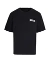 Mm6 Maison Margiela Slate Cotton T-shirt In Black