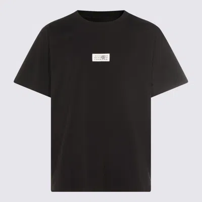 MM6 MAISON MARGIELA MM6 MAISON MARGIELA T-SHIRT E POLO NERO