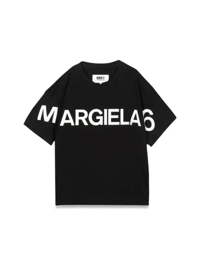 Mm6 Maison Margiela Kids' T-shirt M/c In Black