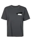 Mm6 Maison Margiela T Shirt Mm Over Mini Logo In Black