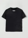 Mm6 Maison Margiela T-shirt  Kids Color Black In Black